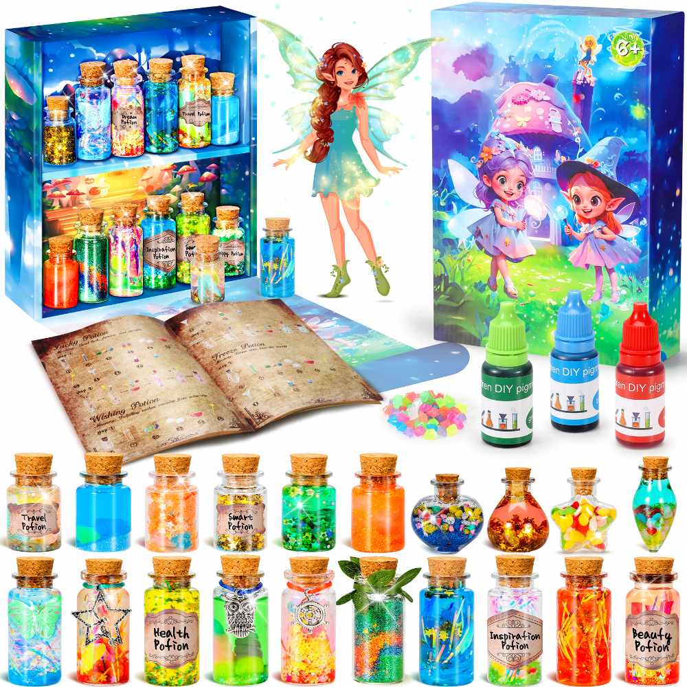 Lovchil Kreative Geschenk für Kinder, 20 Zaubertrank Spielzeug, Experimente für Kinder ab 5 6 7 8 9 10+, Kreative Weihnachten Geburtstags Party Geschenke für Jungen & Mädchen für Kindergarten &Schule

